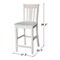 Whitewood Industries Solid Wood San Remo Counter Height Dining Stool - 24" Seat Height S-102 - alternate 8